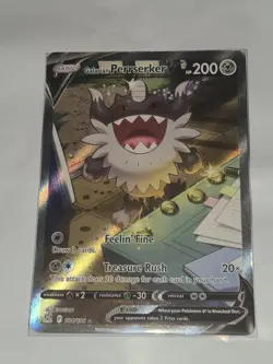 Pokemon TCG Lost Origin #184/196 Galarian Perrserker V (Alternate Full Art) - Image 1