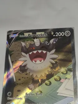 Pokemon TCG Lost Origin #184/196 Galarian Perrserker V (Alternate Full Art) - Image 4