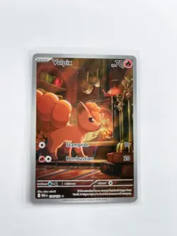 Pokemon Vulpix 138/132 Mega Evolutions Full Art Illustration Rare Holo - Image 1
