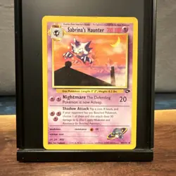Pokemon Sabrina's Haunter 55/132 Gym Challenge Psychic 70 HP 2000 - Image 1