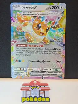 Pokemon TCG Eevee EX 075/131 Double Rare - Prismatic Evolutions NM/MT - Image 1