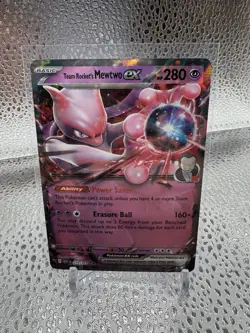 Team Rocket's Mewtwo ex 079/217 ME: Ascended Heroes Double Rare Pokemon Card - Image 1