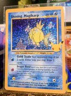 2021 SHINING MAGIKARP Pokemon Celebrations Classic Collection 66/64 Near Mint - Image 1