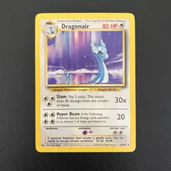 Pokemon TCG Dragonair Base Set (Unlimited) 18/102 Rare - LP - Image 1