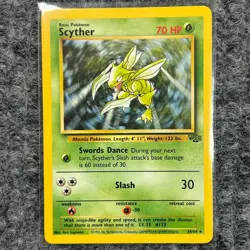 Vintage Pokemon Jungle Scyther 26/64 Non-Holo Rare NM - Image 1