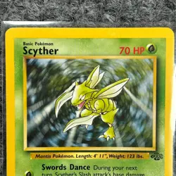 Vintage Pokemon Jungle Scyther 26/64 Non-Holo Rare NM - Image 3
