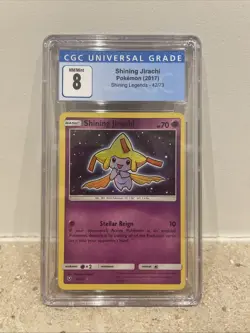 Pokemon TCG Shining Jirachi Shining Legends 42/73 CGC 8 - Image 1