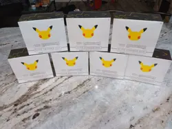 Pokemon 25th Anniversary Celebrations ETB Lot Of 7 - Image 1