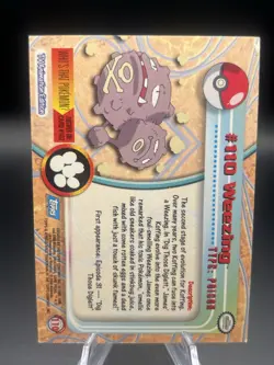 Pokemon Topps Chrome Weezing #110 TV Animation Edition Series 2 Foil - Image 2