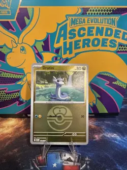 Dratini 150/217 - Love Ball Holo - Pokemon TCG: Ascended Heroes NM - Image 1