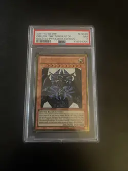 Yu-Gi-Oh Obelisk the Tormentor Gold S4 Pyramids Edition GLD4-EN030 Psa 7 - Image 1