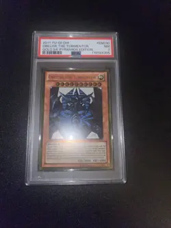 Yu-Gi-Oh Obelisk the Tormentor Gold S4 Pyramids Edition GLD4-EN030 Psa 7 - Image 2