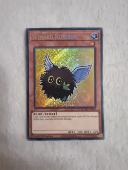 ☆ Winged Kuriboh Secret Rare Chibi Art MZMU-EN064 Secret Rare 1st Ed YuGiOh ☆ - Image 1