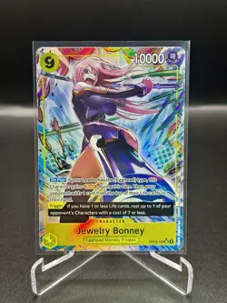 One Piece Carrying On His Will Jewelry Bonney OP13-108 Alternate Alt Art SR NM - Image 1