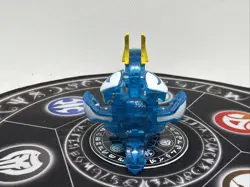 Bakugan BakuTech Translucent Pyrus Flare Dragaon & Ability Card MG Japan Import - Image 3