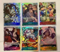 One Piece OP13 6 SR Cards Lot English! - Image 1