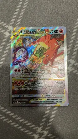 Pokemon TCG Charizard VSTAR SWSH262 Holo Black Star Promo Card NM/M - Image 1