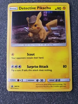 Detective Pikachu Holo Promo Pokemon Card - Image 1