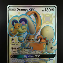 Drampa GX SV80/SV94 Pokemon Hidden Fates Holo Full Art Card - Image 2