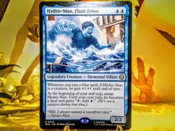 Hydro-Man, Fluid Felon regular magic the gathering spider-man trading card - Image 1