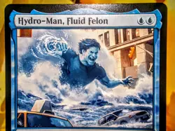 Hydro-Man, Fluid Felon regular magic the gathering spider-man trading card - Image 2