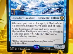 Hydro-Man, Fluid Felon regular magic the gathering spider-man trading card - Image 3