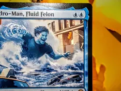 Hydro-Man, Fluid Felon regular magic the gathering spider-man trading card - Image 5