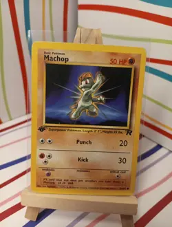 Machop 59/82 1st Edition Team Rocket Non Holo Pokemon Card - Image 1
