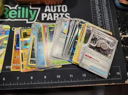 Pokemon- TCG Random Bulk Trading Cards With Pawmi & Lechonk Mini Tin - Image 4