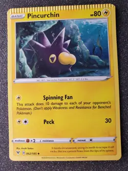 Crimp Error Pincurchin Pokemon Card - Image 1