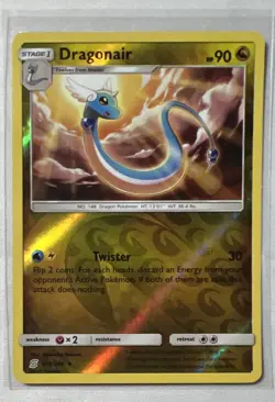 Dragonair 149/236 Sm-Unified Minds Reverse Holo Nintendo Pokemon Card Clean Nice - Image 1