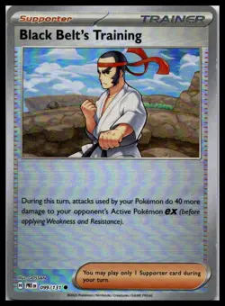 Black Belt's Training (Poke Ball) 099/131 Prismatic Evolutions Pokemon Card | NM - Image 1