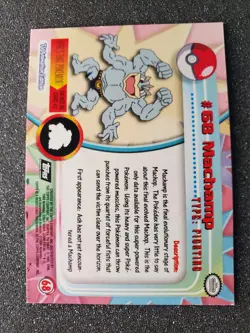 Machamp Holo Topps Pokemon Card - Image 2