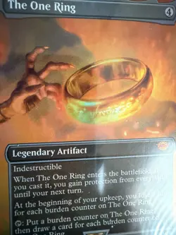 The One Ring (Borderless) Foil MtG Magic Cards Promos Excellent - Image 3