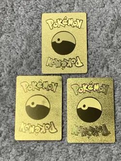 Set of 3 Dragonite EX Bust In+2 Dragonite GX Dragon Claw Gold Foil Fan Art Cards - Image 5