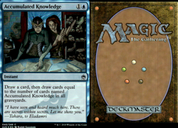 Magic the Gathering -MTG- Accumulated Knowledge Foil - Image 1