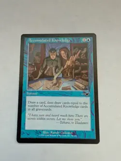 Accumulated Knowledge Nemesis Regular MTG - Image 1