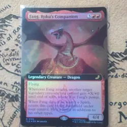 Fang, Roku's Companion (Extended Art) (FOIL) ✅ Avatar ATLA ✅Magic (mtg) - Image 1