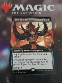 MTG. Mask of Griselbrand. Extended Art. Innistrad: Midnight Hunt. Nm - Image 1