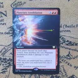 Planetary Annihilation Extended Art R0032 Edge of Eternities MTG - NM+ - Image 1
