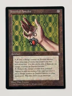 Jeweled Amulet – Magic: The Gathering MTG - Ice Age - Near Mint - Image 1