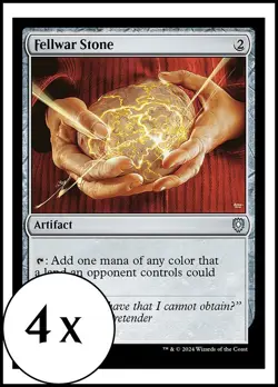 MTG - 4 x Fellwar Stone - Bloomburrow Commander - Playset 4x x4 - Image 1