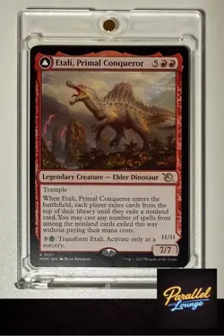 RARE Magic the Gathering MTG March of Machine (MOM) Etali Primal Conqueror #137 - Image 1