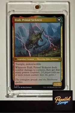 RARE Magic the Gathering MTG March of Machine (MOM) Etali Primal Conqueror #137 - Image 2