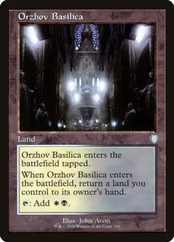 2x Orzhov Basilica - Retro Frame The Brother's War Commander NM MTG - Image 1