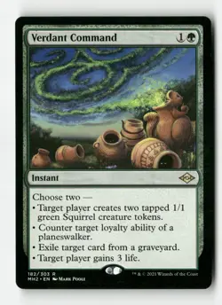 Verdant Command Modern Horizons 2 Regular - Image 1