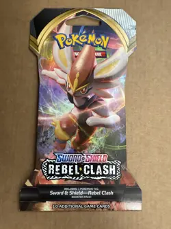 Pokemon TCG: Sword and Shield Rebel Clash Sleeved Booster Packs x20 (NEW SEALED) - Image 4