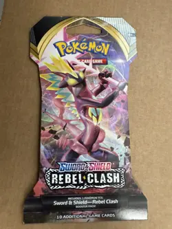 Pokemon TCG: Sword and Shield Rebel Clash Sleeved Booster Packs x20 (NEW SEALED) - Image 5