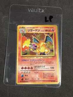 Charizard Base Set Holo Rare Pokemon TCG Japanese Card 006 1996 Nintendo LP - Image 1