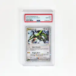 2003 Pokemon Dragon #97 Rayquaza EX Holo PSA 10 - Image 1